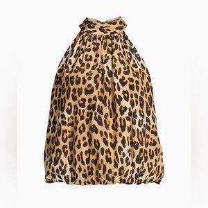 Alice + Olivia

Maris Leopard Halterneck Top